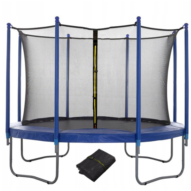 Veiligheidsnet Trampoline | Ø 180 cm | Trampoline Net | Geschikt Voor 6 Palen | Zwart