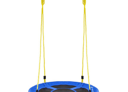 Nestschommel | Kinderschommel | Ø110 CM | Max 150 KG | Blauw/Zwart/Geel