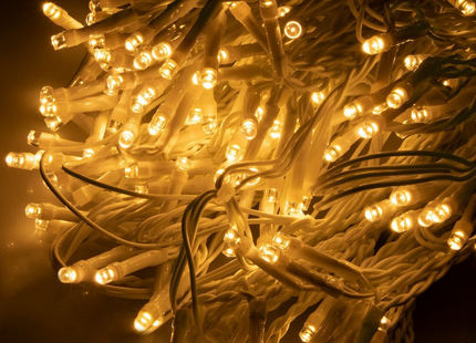 IJspegel Verlichting | 3 m | Inclusief Afstandsbediening | 306 LED | Warm Wit | Koppelbaar