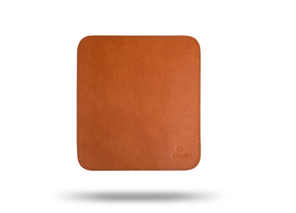 Leren Muismat - 30 x 30 CM - Bruin