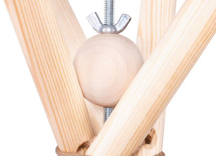Tipi Tent Stabilisator - Speeltent Stabilisatiesysteem - Hout - ø 40 mm