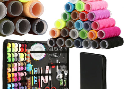 Naaiset | Naaigaren | Naaidoos | Inclusief Etui | 183-Delig | Zwart