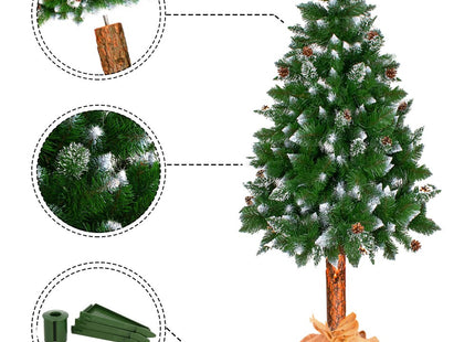 Kunstkerstboom | Frosted Pine | 160 cm | Zonder Verlichting | Met Sneeuw