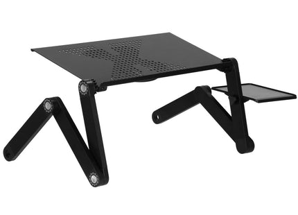 Laptop Standaard | Laptop tafel | Laptop Cooler | 48 x 26 cm | Zwart