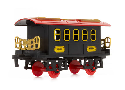 Springos® Speelgoedtrein - Stoomgeluid - Met afstandsbediening - 18 Delig