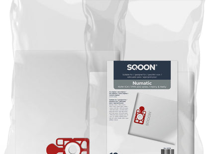 SQOON® Stofzuigerzakken  Geschikt voor Numatic NVM-1CH Henry / Hetty / James - Model 604015 - 10 Stuks