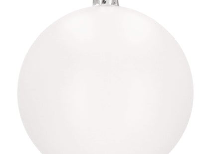 Kerstballen | 20 Stuks | 8 cm | Wit
