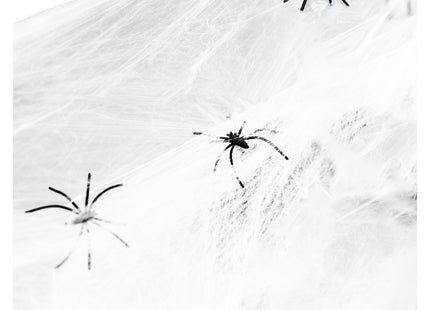 Halloween Decoratie - Spinnenweb - 2 Spinnen - 3,5 M