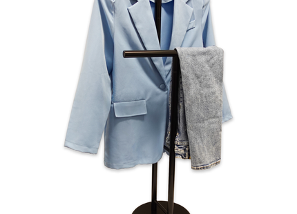 Dressboy - Kledingstandaard - Kledingrek - Kledingstang - Metaal - Zwart