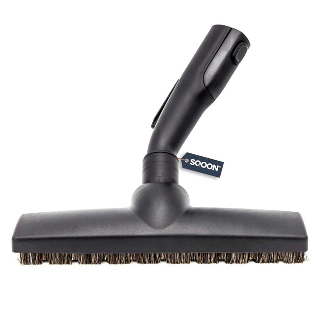 SQOON® Parketborstel – Ovale Aansluiting – Geschikt voor Electrolux & AEG – Vervangt 2192699219 - Natuurhaar - Luxe E-lux