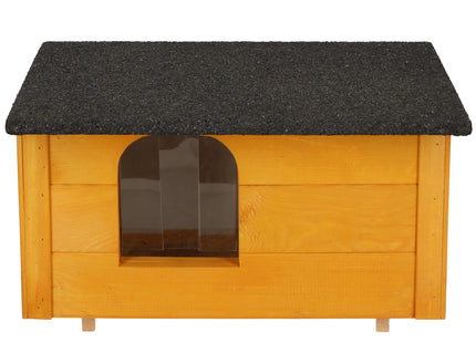 Kattenhuis - Voor Buiten - Geïsoleerd - 56 x 46 x 30 cm - Nog Te Schilderen