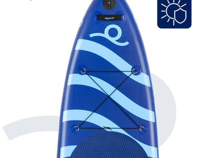 SUP Board - Opblaasbaar Paddle Board - Met Tas - Met Zitje -Inclusief Accessoires - Complete Set - Max. 150KG - 350x81cm - Blauw