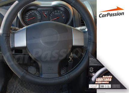 Carpassion Stuurhoes - Steering Cover - Leer - Ø 49-51 CM