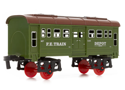 Springos® Speelgoedtrein - Stoomgeluid - Met afstandsbediening - 18 Delig