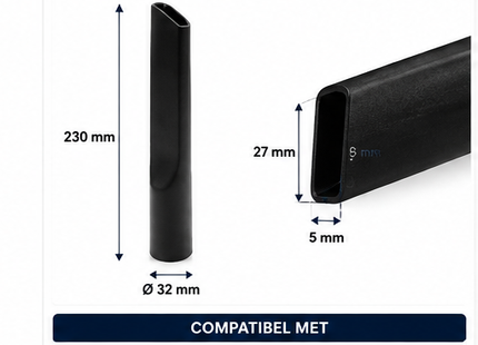SQOON® Nadenzuiger - 32 mm - Vervangend stofzuigeropzetstuk