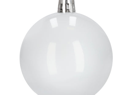 Kerstballen | 40 Stuks | 5/6/7/8/9/10 cm | Wit