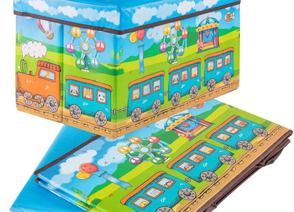 Speelgoedkist | Opbergbox | Kinderkamer | 30 x 48 x 29 cm | Multicolor