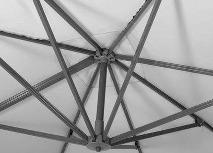 Parasol | Parasols | Kantelbaar | Met Ventilatie | Lichtgrijs | 290 x 390 cm