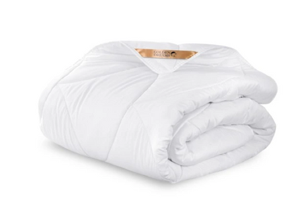 2-in-1 Dekbed - 200 x 220 cm - Wit- Dekbed zonder overtrek - Anti Allergie & Ademend - All Year Dekbed - Zomerdekbed & Winterdekbed
