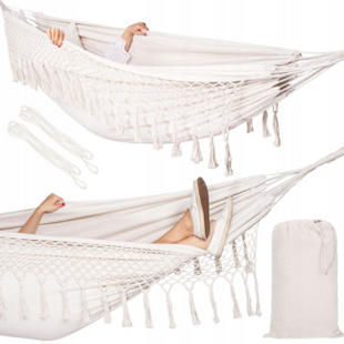 Hangmat | Gebroken Wit  | 150 x 210 cm