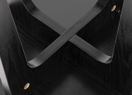 Salontafel | Salontafel Set | Bijzettafel | Rond | 2-Delig | Zwart | 40 Cm