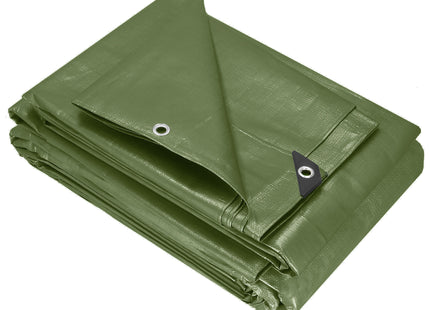 Afdekzeil | Dekzeil | Zeildoek | Waterdicht | PVC | 3 x 4 m | 120 g/m2 | Groen