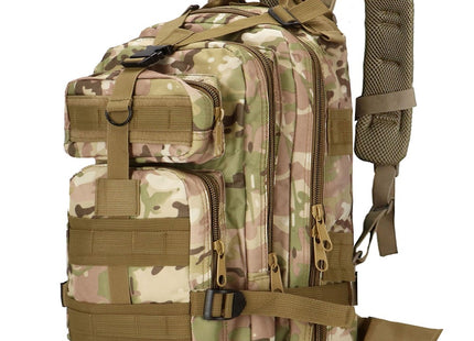 Rugzak | Backpack | Wandelrugzak | Tactical Backpack | 35 Liter | Camouflage | Groen/Camel/Beige
