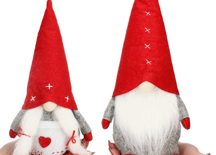 Kerstkabouter | Gnome | Gnoom | Zittend | 1 Stuk | 27 cm