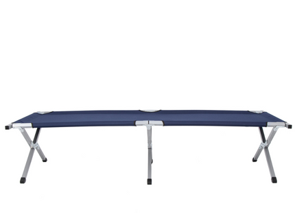 Kampeerbed | Stretcher | Marineblauw | Tot 150 KG | 190,5 CM