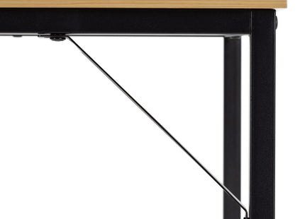 Bureau – Werkbureau – Computer Bureau – Bureautafel – 100 x 50 x 76 cm – 50 Kg - industriële - Zwart/Naturel
