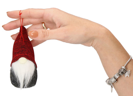Kerstversiering | Kerstdecoratie voor binnen | Kersthanger | Kerstkabouter | Witte Baard | 1 stuk
