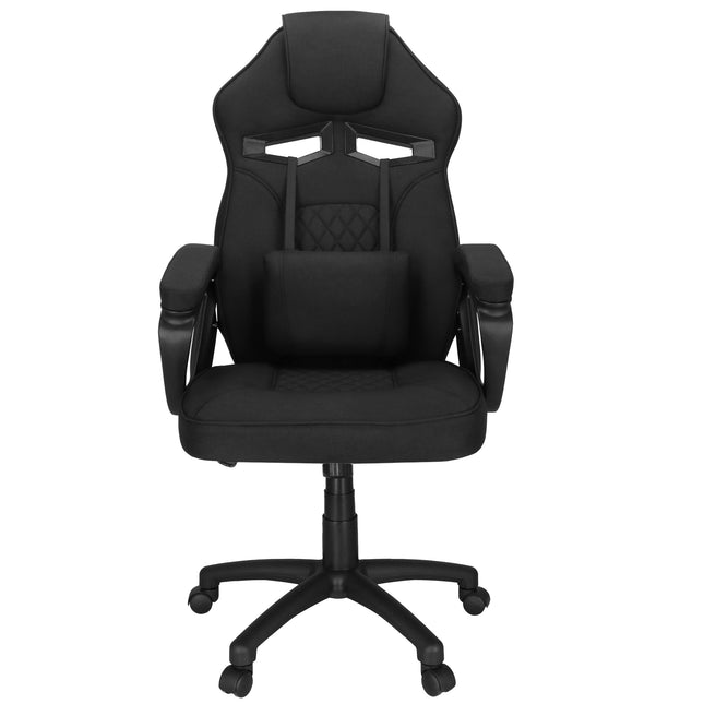 Gamestoel - Gaming Stoel - Ergonomische Bureaustoel - Game stoel - Verstelbaar - Gaming Chair - Zwart