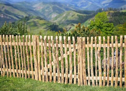 Poort - Schapenhek - Tuinhek  - Hazelaarhout  - Wicket - 50x100 cm - Bruin