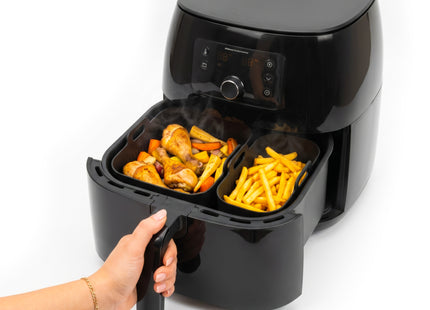 Siliconenvorm Geschikt voor Airfryer -  1,5/3 L - Set van 2 - 220 °C - Siliconen