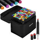 Twinmarkers | Alcohol Markers | Stiften Voor Volwassenen | 80 Stuks | Multicolor