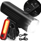 Fietsverlichting - Set Van 2 - Zonne - Energie - USB - Oplaadbaar - 4800mAH