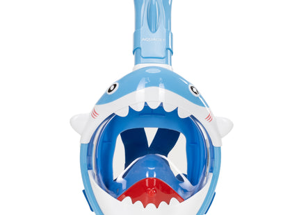 Snorkelmasker - Duikmasker - Duikbril - Snorkel - Face Masker - DRY Top - Verstelbaar - Haai - Kinderen