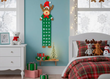Adventskalender | 24 lades | Vilt | Rendier