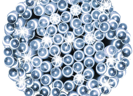 Kerstboomverlichting | met 200 LED Lampjes | 12 M | Koel Wit | Zonne-energie | Indoor | Outdoor