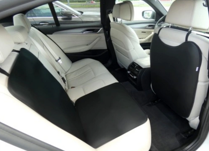 Carpassion Autostoel Beschermer Achterkant + Autostoelhoes – Autostoelhoes – Kick Mat - Voorstoelbeschermer – Stoelbeschermer Auto  - Zwart