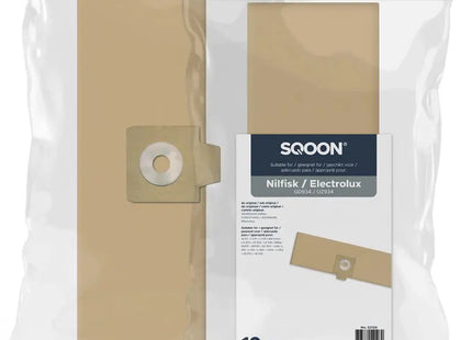 SQOON® Stofzuigerzakken Geschikt voor Electrolux / Nilfisk UZ 934 - Vervangt 1406905020 / 53190073006 / 9001968396 - 10 Stuks