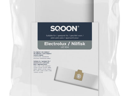 SQOON® Stofzuigerzakken Geschikt voor Electrolux / Nilfisk UZ 934 FilterPlus - Hoogwaardige Kwaliteit - 5 Stuks