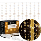 Kerstverlichting Sterrengordijn | 180 LEDs | Warm Wit/Koel Wit