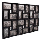 Fotolijst - 24 Foto's - Collage - Staand/Liggend - 86 x 57 cm - Zwart