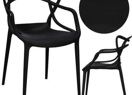 Scandinavische Stoel  - Woonkamer - Keuken - Eetkamer - Interieur - Binnenshuis - Buitenshuis - Zwart
