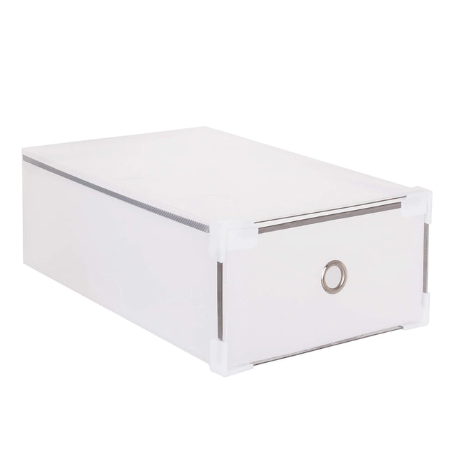Schoenenbox | Sneakerbox | Kunststof | Transparant | 1 Stuk | 31 x 20,5 x 11 cm