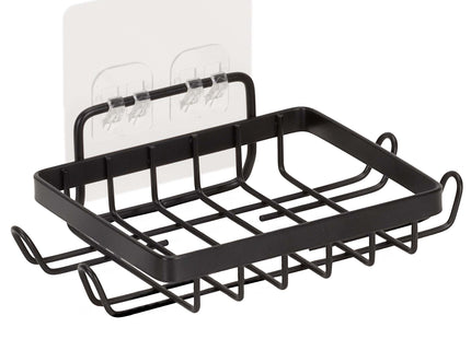 Doucherekken - Badkamerplanken - RVS - Zwart - Driehoekig - 3 Kg - 5 Stuks