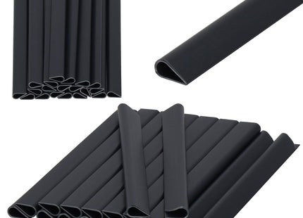 Bevestigings Clips - Vlechtband - Schutting - Set van 20 - Kunststof - Antraciet