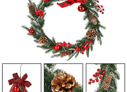 Guirlande | Kerstslinger Deluxe | 150 cm | Groentinten