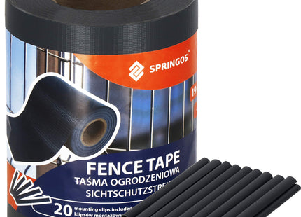 Vlechtband | Privacyfolie | Vlechtband Voor Tuinafsluiting | PVC | 35 m | Antraciet